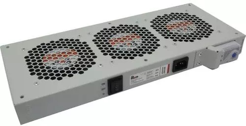 R fan 3t модуль вентиляторный 3 вентилятора с терморегулятором для установки в крышу дно шкафа