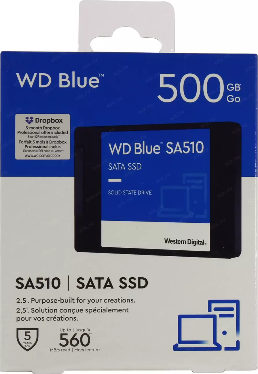 優先配送 WESTERN DIGITAL WDS500G3B0A WD Blue SA510 SSD SATA6Gb s 500GB 2.5inch 
