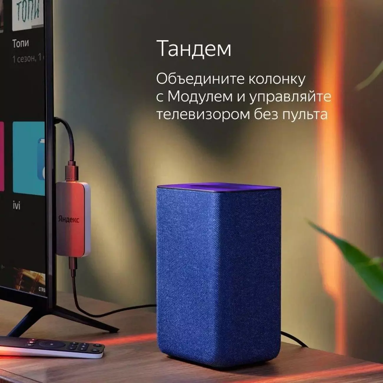 Умная колонка Yandex Станция 2 YNDX-00051 Алиса песочный 30W 1.0 BT/Wi-Fi  10м ЯНДЕКС | НИКС Екатеринбург