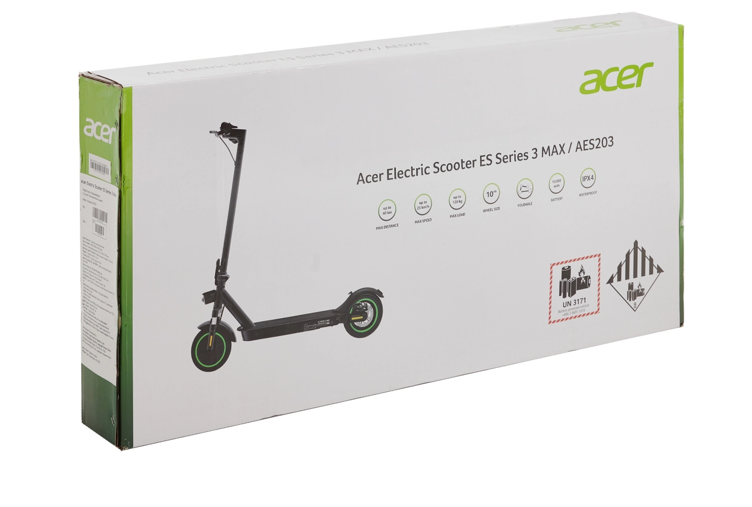 Электросамокат acer 3 series max aes203