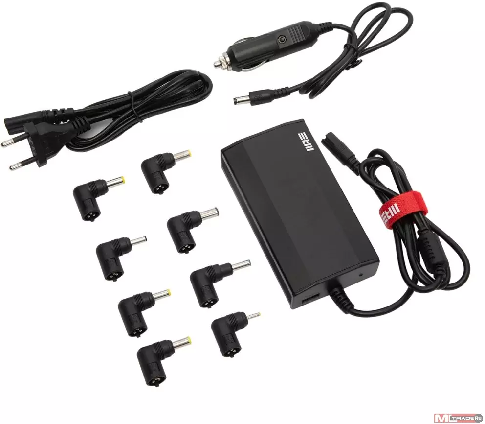 Аксессуар к ноутбуку STM Dual DLU90 NB Adapter 90W, EU AC power cord& Car  Cigaratte Plug, USB(2.1A) | НИКС Екатеринбург