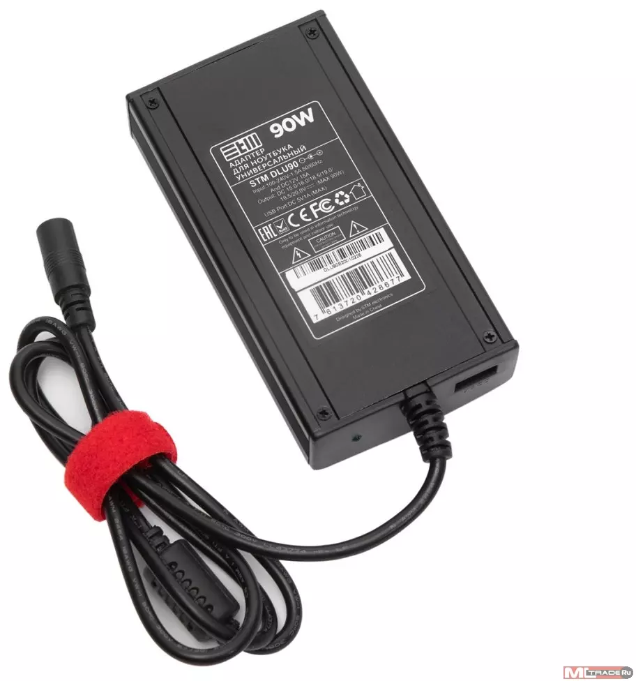 Аксессуар к ноутбуку STM Dual DLU90 NB Adapter 90W, EU AC power cord& Car  Cigaratte Plug, USB(2.1A) | НИКС Екатеринбург