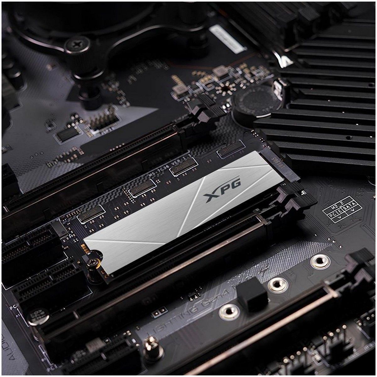 SSD ADATA M.2 2280 1TB XPG GAMMIX S60 PCIe Gen4x4 with NVMe 5000 3200 MTBF 1.5M 3D LC NAND 250TBW AGAMMIXS60 1T CS