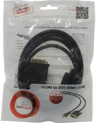 HDMI to DVI cable, 1.8 m (CC-HDMI-DVI-6)