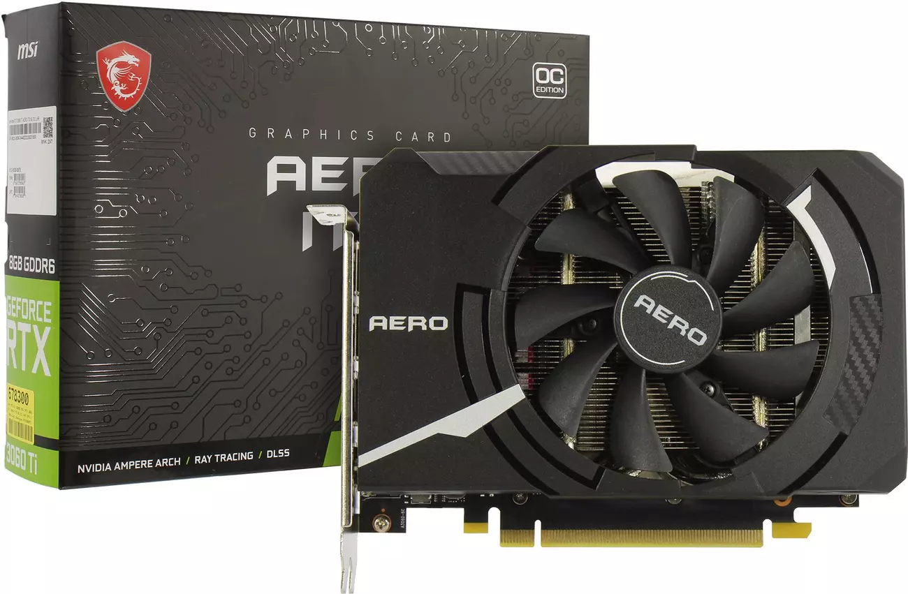 MSI Geforce RTX3060Ti AERO ITX 8G OC LHR-