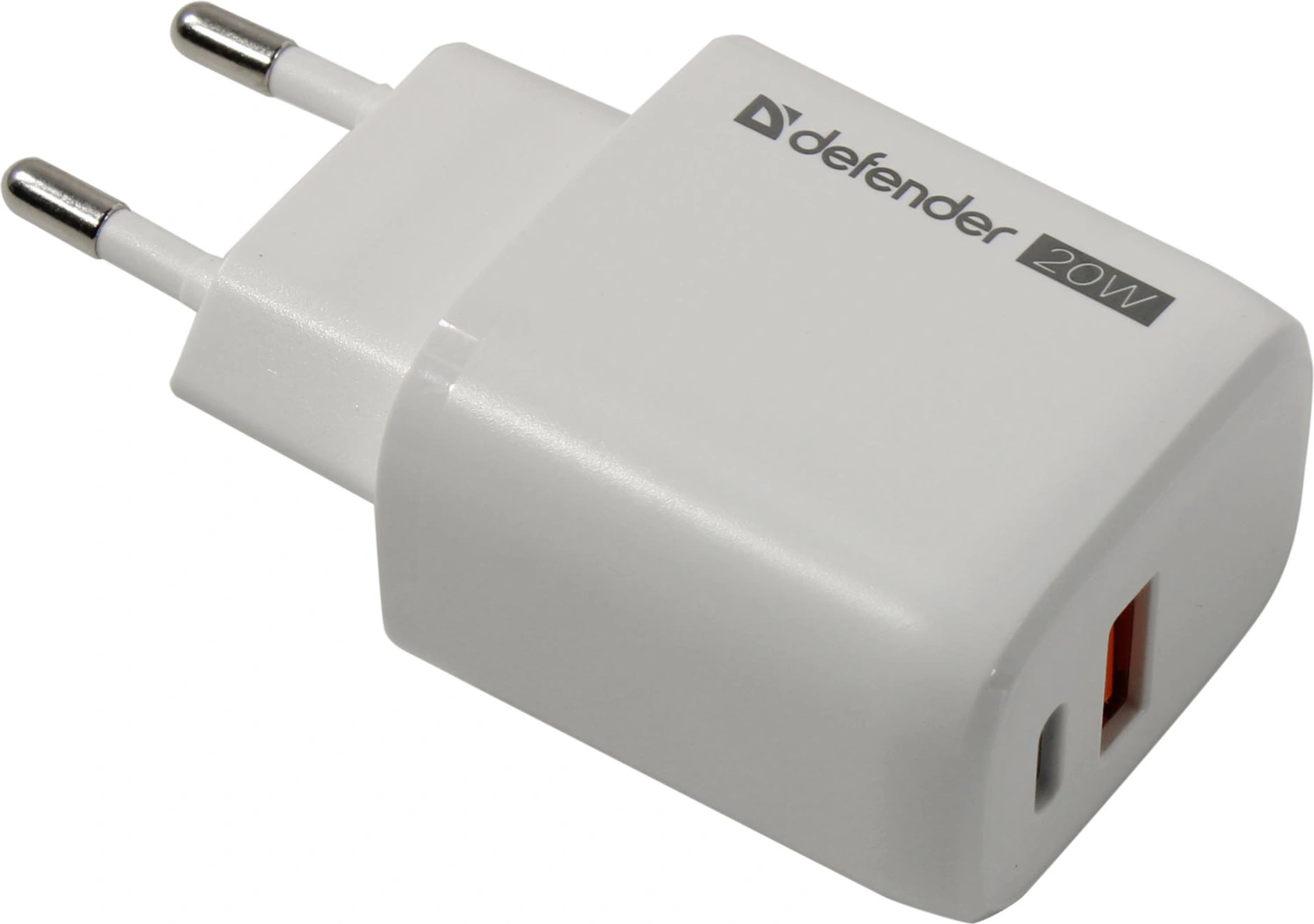 Аксессуар Defender UPA-103 Сетевое зарядное устройство для телефона  USB-C/PD20W+USB-A/QC3.0/PD (83842) | НИКС Екатеринбург