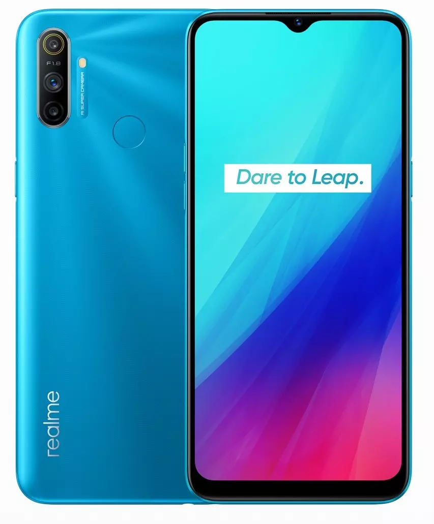 Смартфон Realme C3 64Gb 3Gb синий моноблок 3G 4G 2Sim 6.5