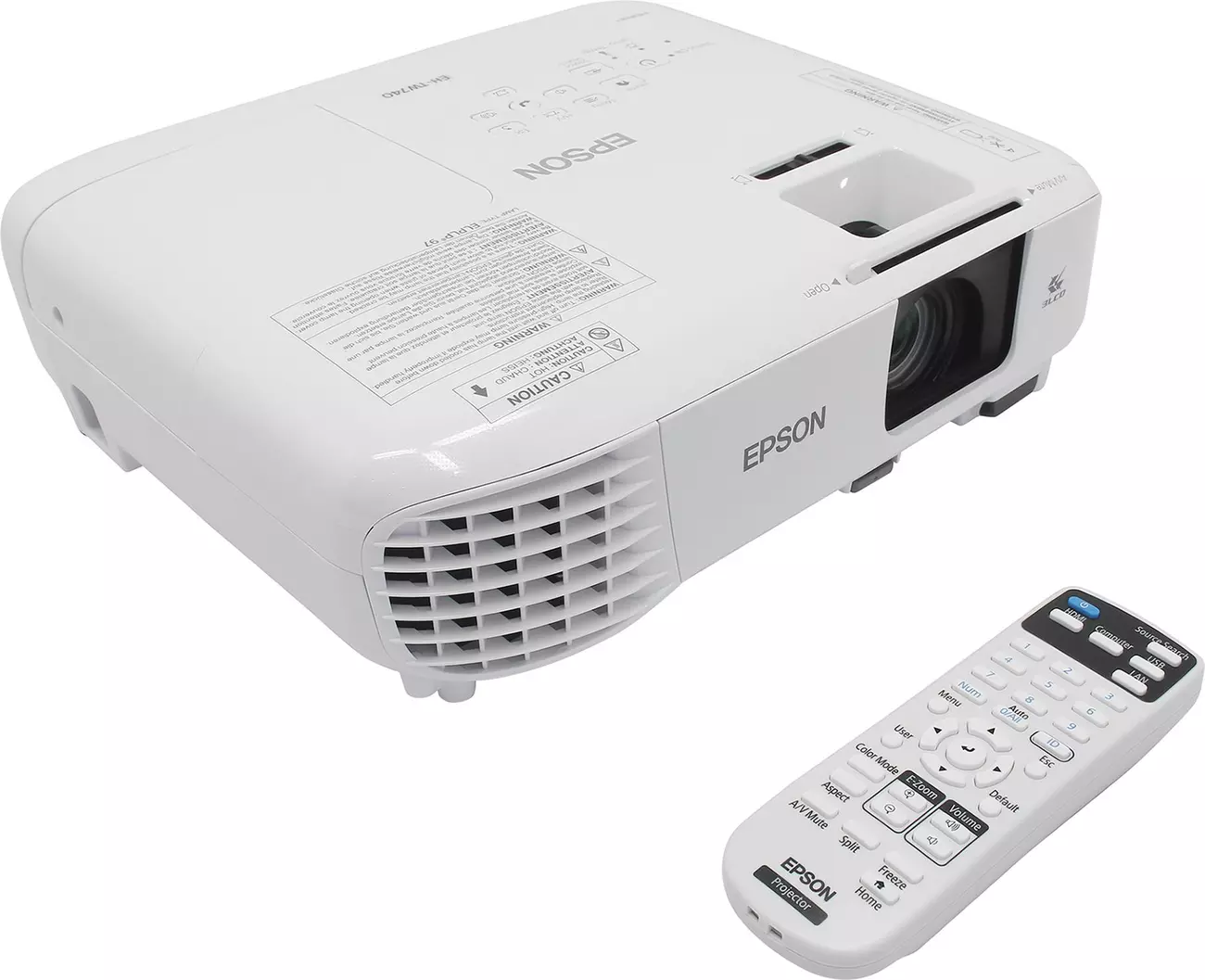 Проектор EPSON Home Projector EH-TW740 (3xLCD, 3300 люмен, 16000:1,  1920x1080, HDMI, USB, ПДУ) | НИКС Екатеринбург