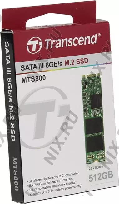 配送日指定可 Transcend SSD M.2 2280 512GB SATA III 6Gb/s TS512GMTS800 通販 