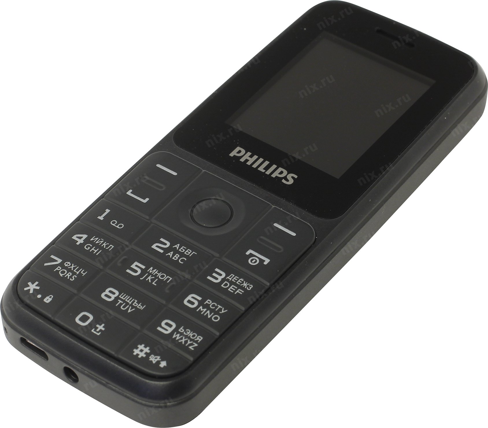 Мобильный телефон Philips E125 Xenium черный моноблок 2Sim 1.77