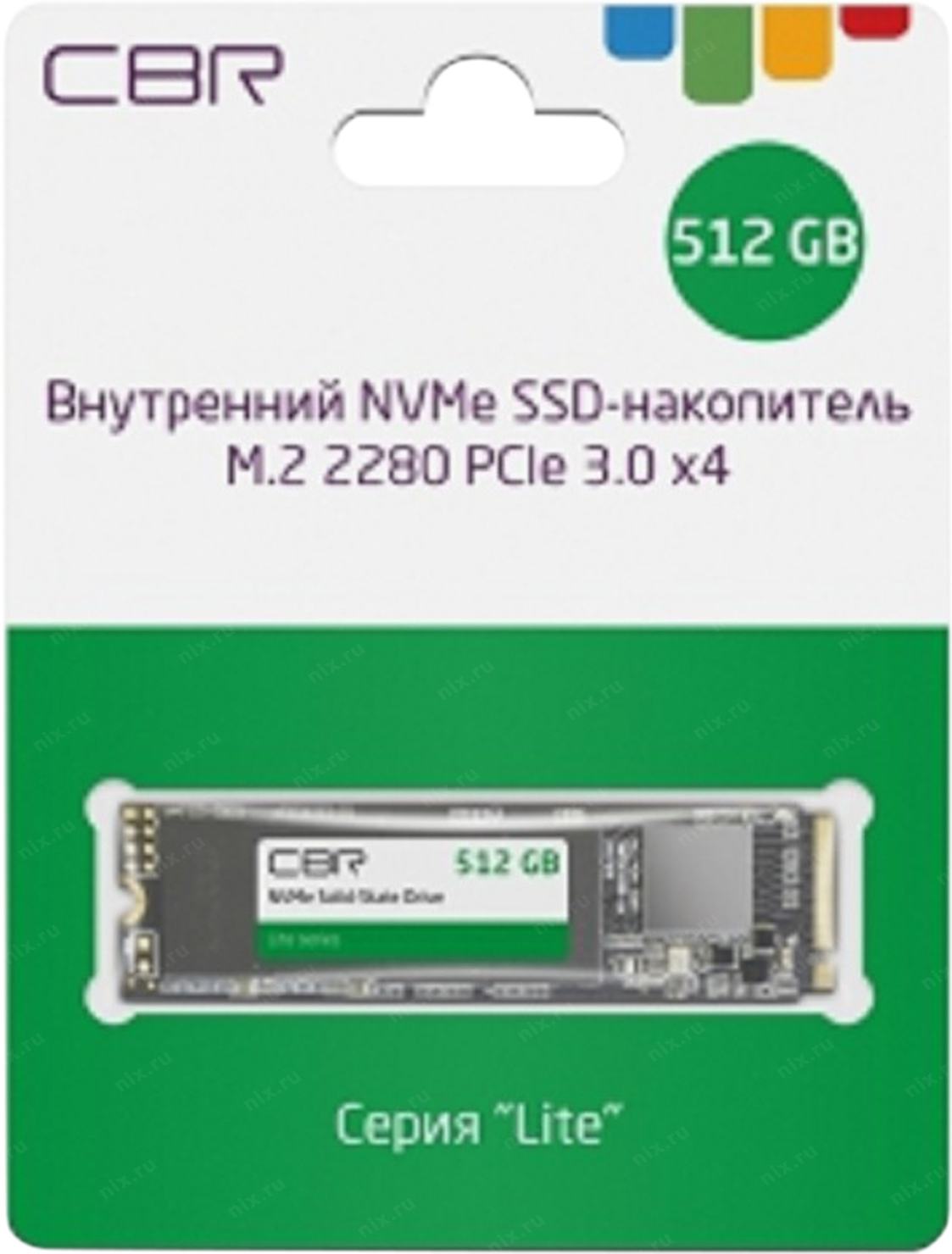 Накопитель SSD 512 Gb M.2 2280 M CBR Lite <SSD-512GB-M.2-LT22> | НИКС  Екатеринбург