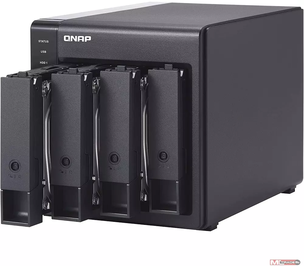 Дисковый массив QNAP DAS TR-004 4 Bay 2.5/3.5 SATA Type-C USB 3.1 Gen 1 (5  Gb/s ) Direct Attached Storage with Hardware RAID | НИКС Екатеринбург