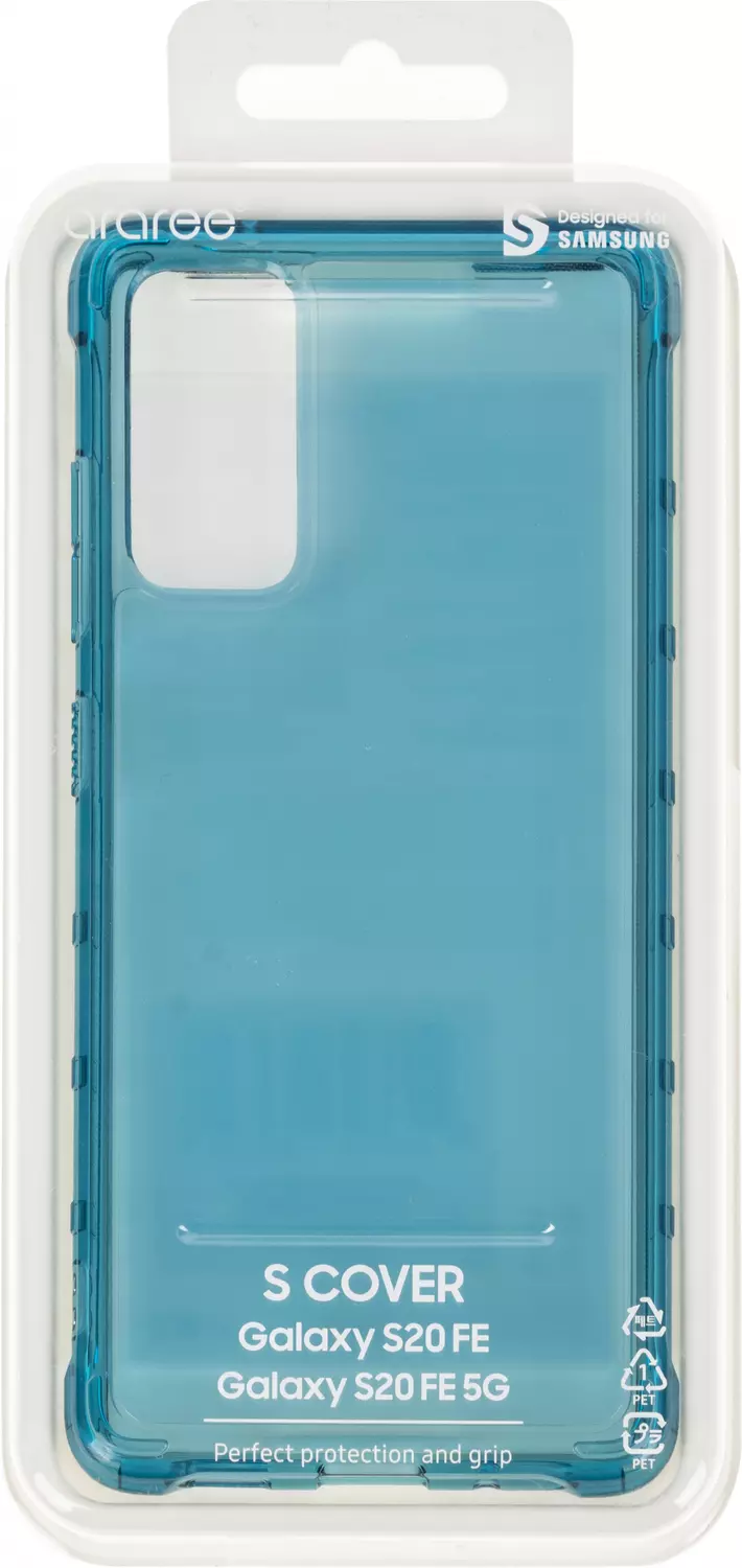 Чехол (клип-кейс) Samsung для Samsung Galaxy S20 FE araree S cover синий  (GP-FPG780KDALR) | НИКС Екатеринбург