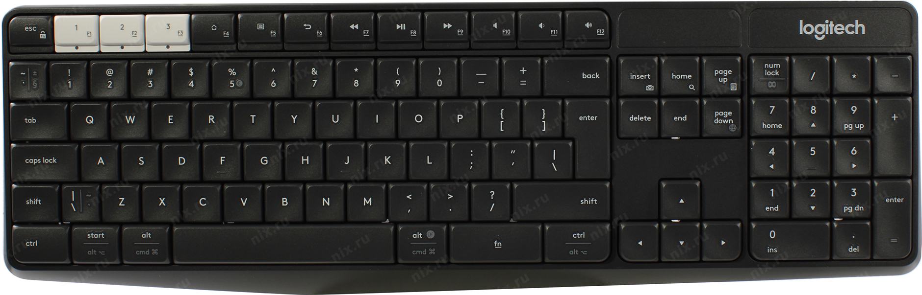 Клавиатура Logitech Wireless Keyboard K375s <USB> 101КЛ <920-008181>, латинская  раскладка | НИКС Екатеринбург