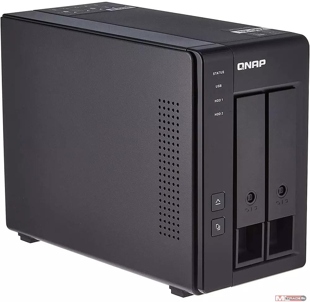 Дисковый массив QNAP DAS TR-002 2-Bay 2.5/3.5 SATA Type-C USB 3.1 Gen 1 (5  Gb/s ) Direct Attached Storage with Hardware RAID | НИКС Екатеринбург