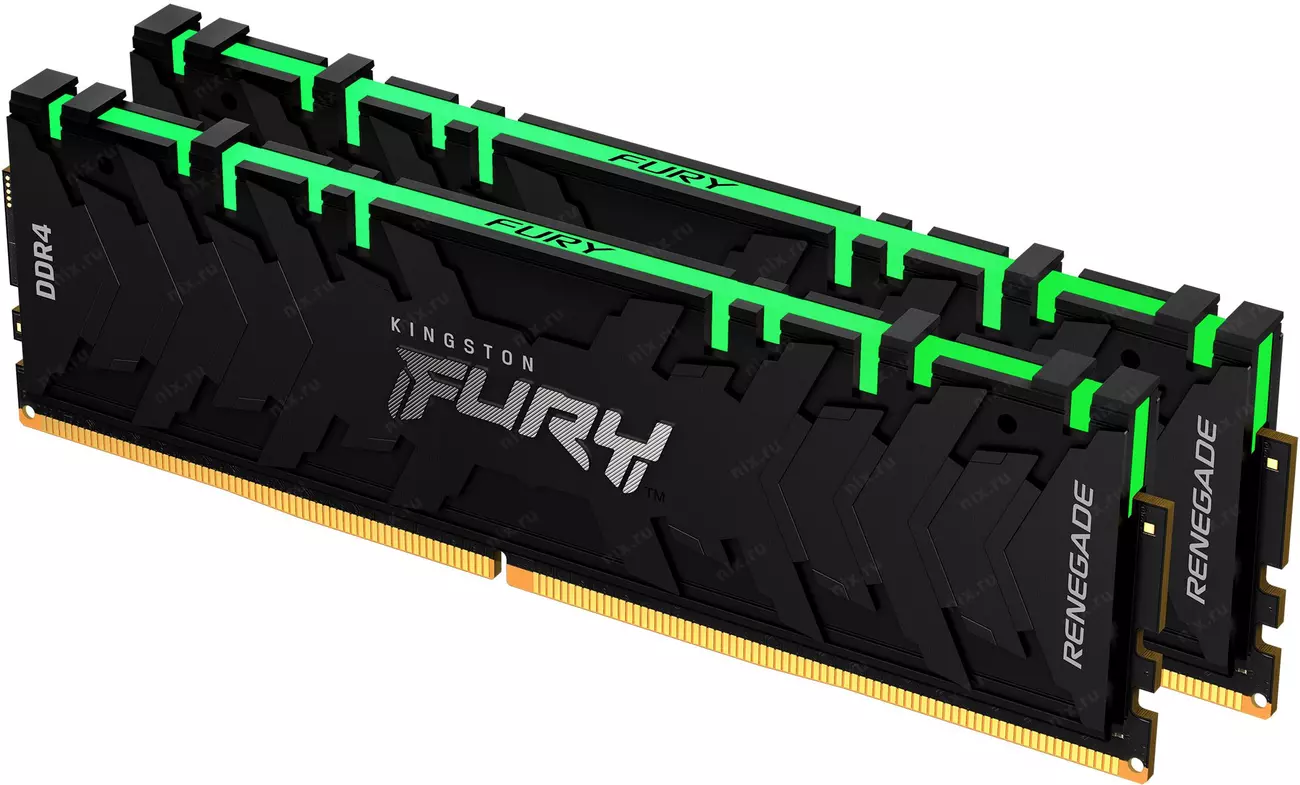 Модуль памяти FURY 64GB DDR4-3600 KF436C18RBAK2/64,CL18, 1.35V K2*64GB RGB  XMP KINGSTON | НИКС Екатеринбург