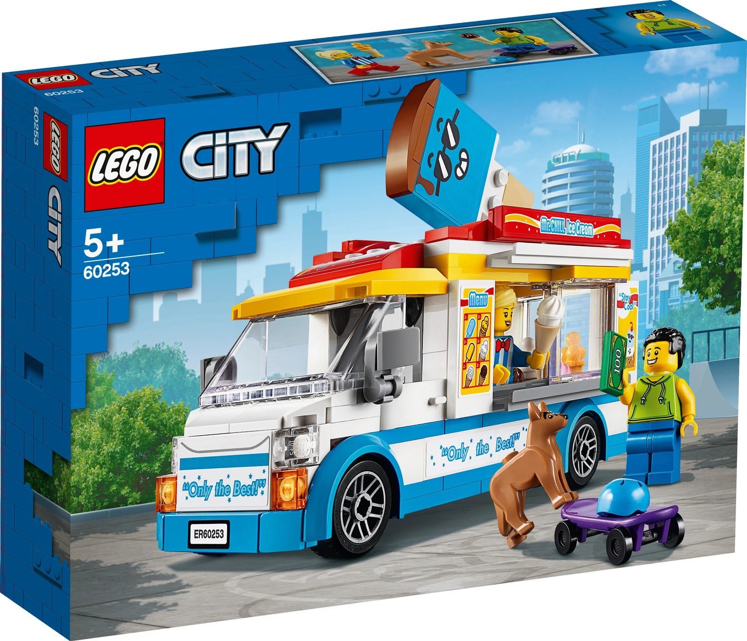 Конструктор Lego City Great Vehicles Ice-Cream Truck (элем.:200) пластик  (5+) (60253) | НИКС Екатеринбург