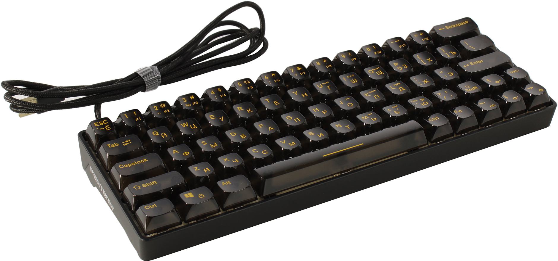 Клавиатура игровая Panteon T1 PRO CK BS Black <USB> 64КЛ, подсветка клавиш  | НИКС Екатеринбург